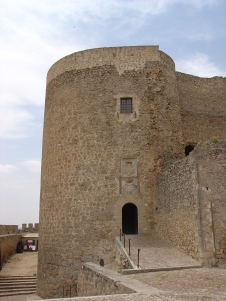 Consuegra medieval castle entrance