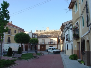 Penafiel Plaza with view of Penafiel Castle